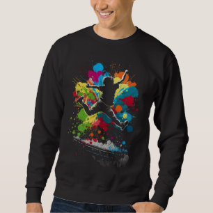 Trampolin Splash Trampolin Springer Trampolin Spri Sweatshirt