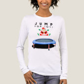 Trampolin Weihnachten Tri-Blend Shirt (Vorderseite)