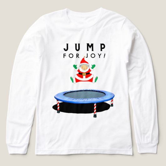Trampolin Weihnachten Tri-Blend Shirt (Design Vorderseite)