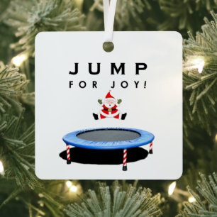 Trampolin-Weihnachts-Sammelobjekt Ornament Aus Metall