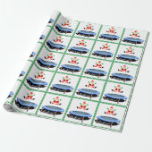 Trampolin Weihnachtsgeschenk Geschenkpapier (Ungerollt)