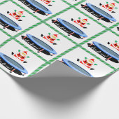 Trampolin Weihnachtsgeschenk Geschenkpapier (Ecke)