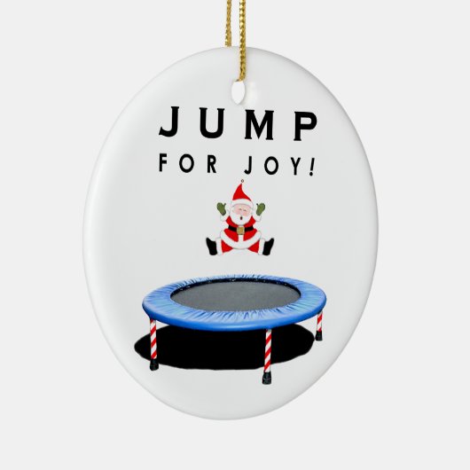 Trampolin Weihnachtskollektiv Keramik Ornament (Rechts)