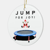 Trampolin Weihnachtskollektiv Keramik Ornament (Links)