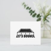 Trampolin Workout | Jumpstyle Sport Hobby-Geschenk Postkarte (Stehend Vorderseite)