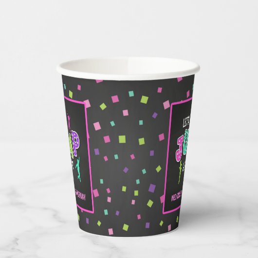 Trampoline Birthday Paper Cup - Mädchen Pappbecher