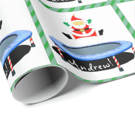 Trampoline Christmas Holiday Gift Geschenkpapier