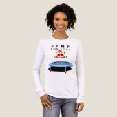 Trampoline Christmas Tri-Blend Shirt (Vorderseite voll)