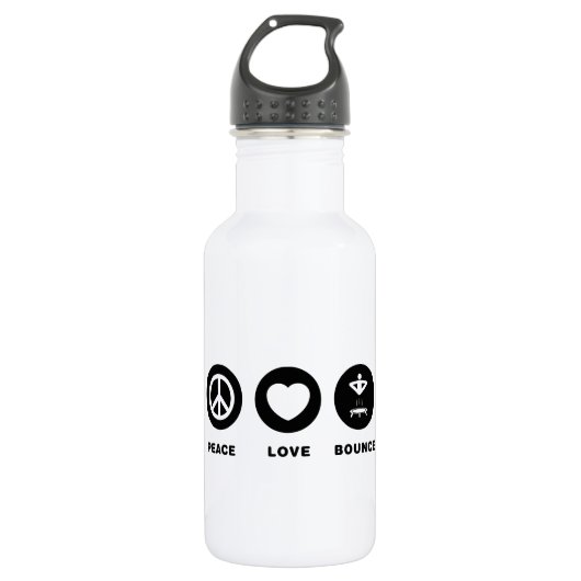 Trampoline Edelstahlflasche (Vorderseite)