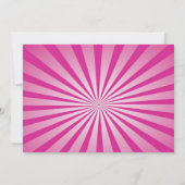 Trampoline Geburtstagsparty Einladung für ein Mädc (Rückseite)