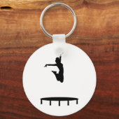 Trampoline girl schlüsselanhänger (Vorderseite)