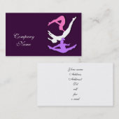 Trampoline Gymnast-Visitenkarten Visitenkarte (Vorne/Hinten)