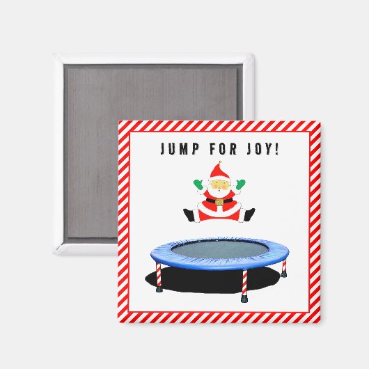 Trampoline Gymnastics Stocking Stuffers Magnet (Vorderseite/Rückseite)