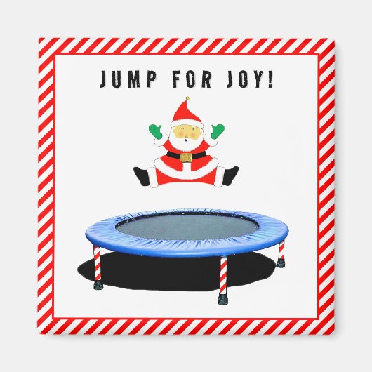 Trampoline Gymnastics Stocking Stuffers Magnet (Vorne)