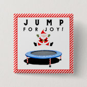 Trampoline Holiday Gift Button (Vorderseite)