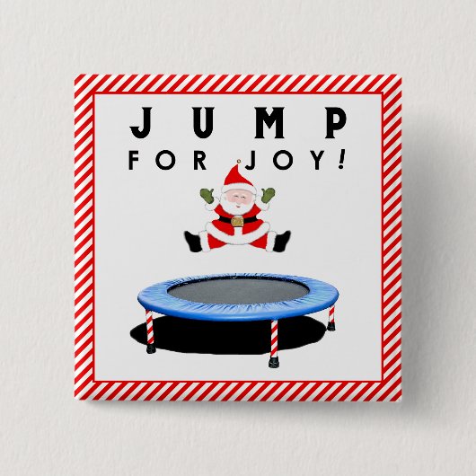 Trampoline Holiday Gift Button (Vorderseite)
