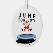 Trampoline Holiday Keepake Keramikornament (Rechts)