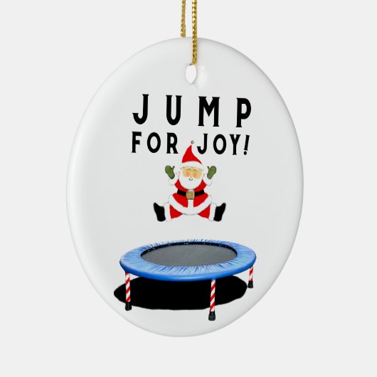 Trampoline Holiday Keepake Keramikornament (Rechts)