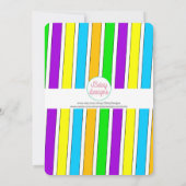 Trampoline Jump Park Party Einladung (Rückseite)