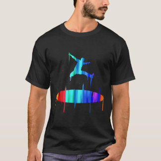Trampoline Jumping Gymnastik Trampolinist T-Shirt