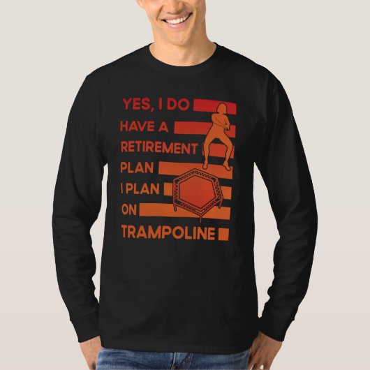 Trampoline Jumping Trampoline Gymnastics  22 T-Shirt (Vorderseite)
