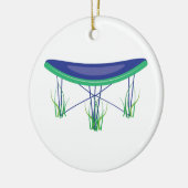 Trampoline Keramikornament (Links)