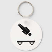 Trampoline trampolining schlüsselanhänger (Vorderseite)