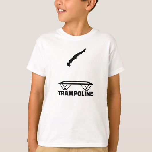 Trampoline Trampolinist T-Shirt (Vorderseite)