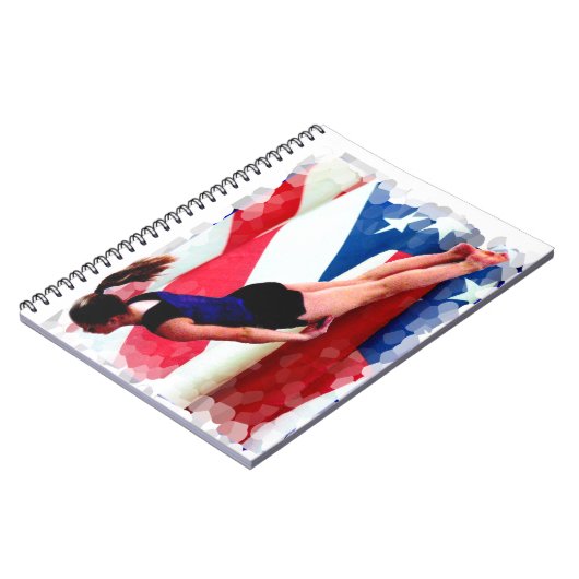 TrampolineGymnast Notizblock (Linke Seite)