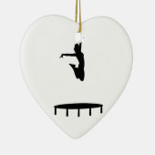 Trampolinemädchen Keramik Ornament (Rechts)