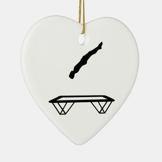 Trampolinemann Keramik Ornament (Rechts)