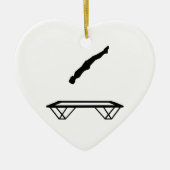 Trampolinemann Keramik Ornament (Vorne)