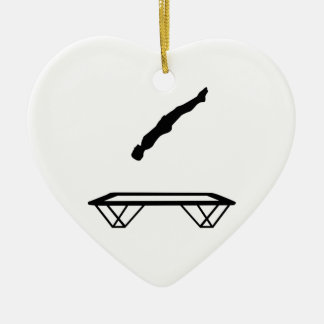 Trampolinemann Keramik Ornament