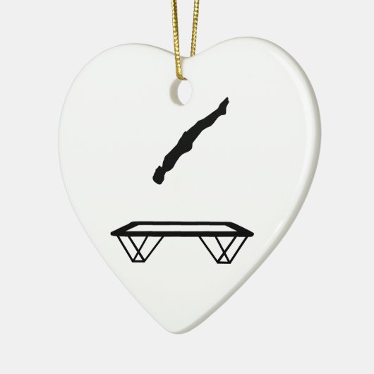 Trampolinemann Keramik Ornament (Links)