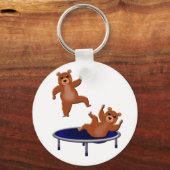 trampolining bears schlüsselanhänger (Vorderseite)