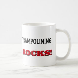 Trampolining Felsen Kaffeetasse