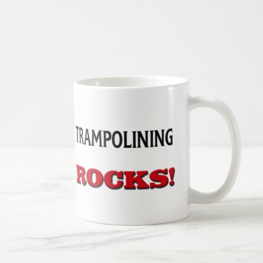 Trampolining Felsen Kaffeetasse (Rechts)
