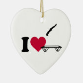 Trampolining Liebe I Keramikornament (Rechts)