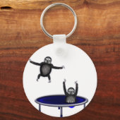 trampolining sloths schlüsselanhänger (Vorderseite)