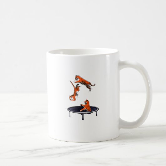 trampolining Tiger Kaffeetasse (Rechts)