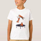 trampolining Tiger T-Shirt (Vorderseite)