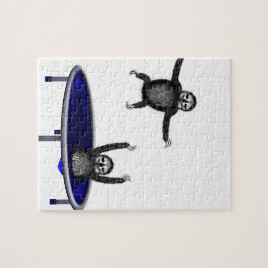 trampolining Trägheiten Puzzle (Horizontal)