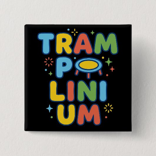 Trampolinium Button (Vorderseite)