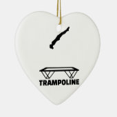 Trampolintrampolinist Keramik Ornament (Rechts)