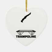 Trampolintrampolinist Keramik Ornament (Vorne)