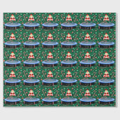 Trampolinturnen-Geschenk Geschenkpapier (Flach)