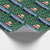Trampolinturnen-Geschenk Geschenkpapier (Ecke)