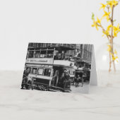 Trams in Manchester, c.1900 Karte (Gelbe Blume)