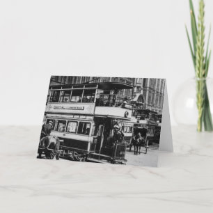 Trams in Manchester, c.1900 Karte