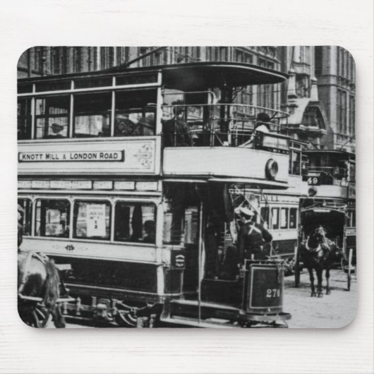 Trams in Manchester, c.1900 Mousepad (Vorne)